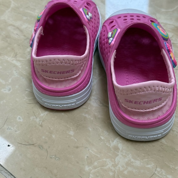 Skechers Kids' Vibrant Pink Slip-On Sneakers - Picture 2 of 8